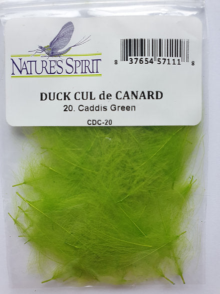 Nature's Spirit Fly Tying Duck CDC - Caddis Green