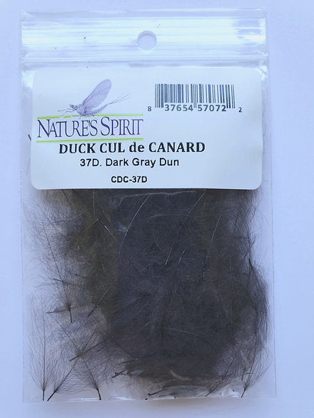 Nature's Spirit Fly Tying Duck CDC - Dark Grey Dun