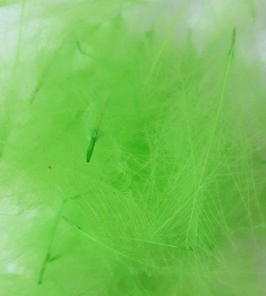 Nature's Spirit Fly Tying Duck CDC - Fl. Chartreuse