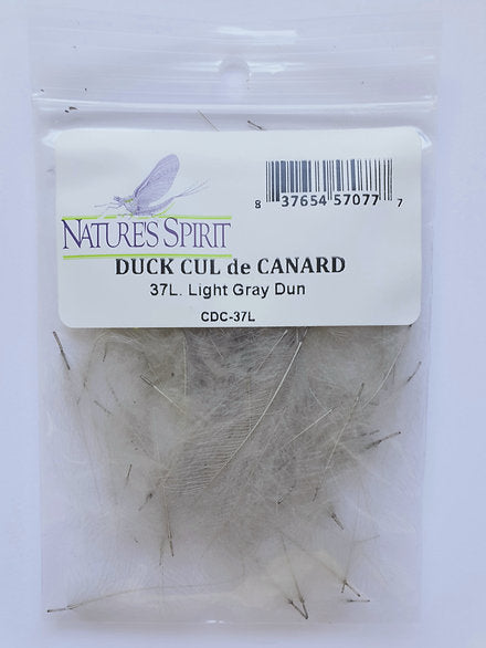 Nature's Spirit Fly Tying Duck CDC - Light Grey Dun