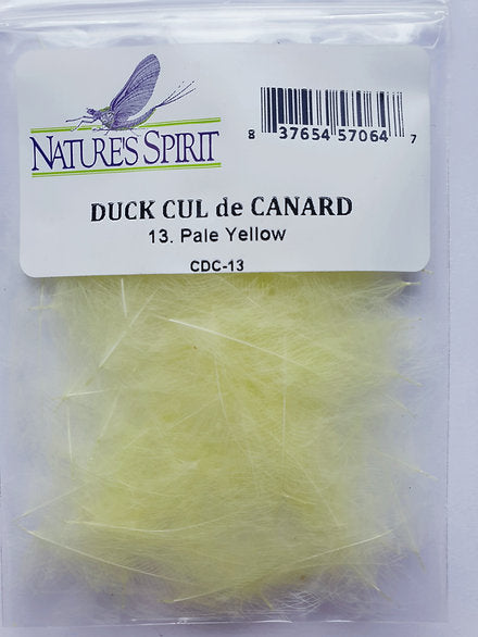 Nature's Spirit Fly Tying Duck CDC - Pale Yellow