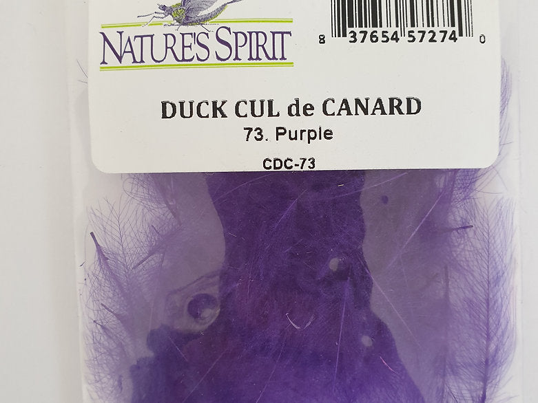 Nature's Spirit Fly Tying Duck CDC - Purple