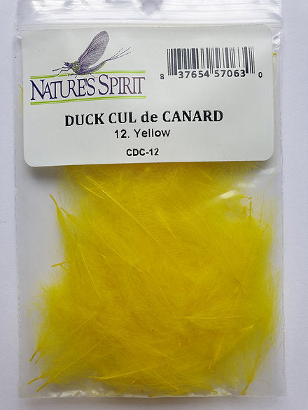 Nature's Spirit Fly Tying Duck CDC - Yellow