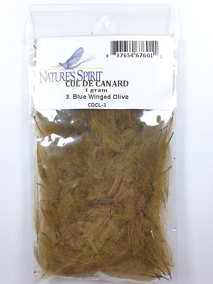 Nature's Spirit Fly Tying Duck CDC | 1g bag |  Blue Winged Olive