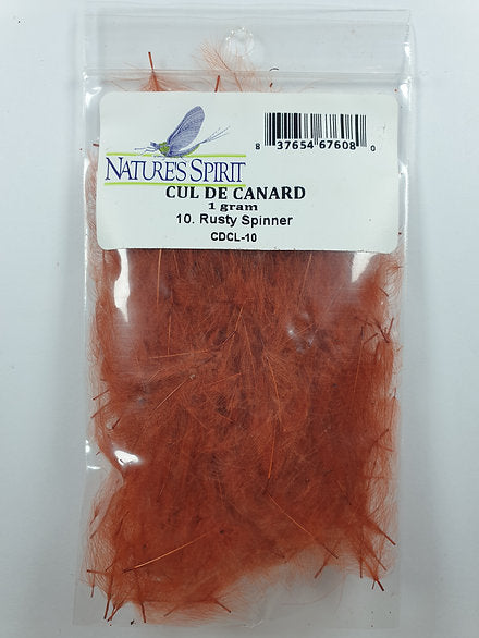 Nature's Spirit Fly Tying Duck CDC | 1g bag |  Rusty Spinner