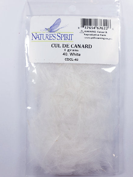 Nature's Spirit Fly Tying Duck CDC | 1g bag |  White