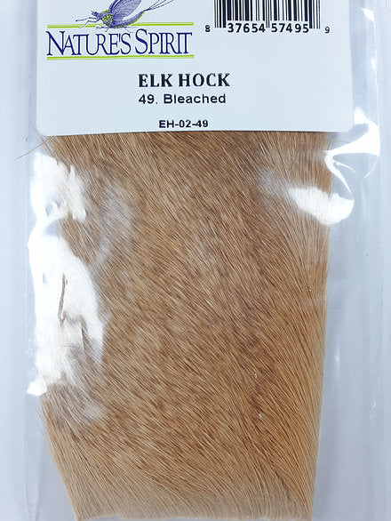 Nature's Spirit Fly Tying Elk Hock - Bleached