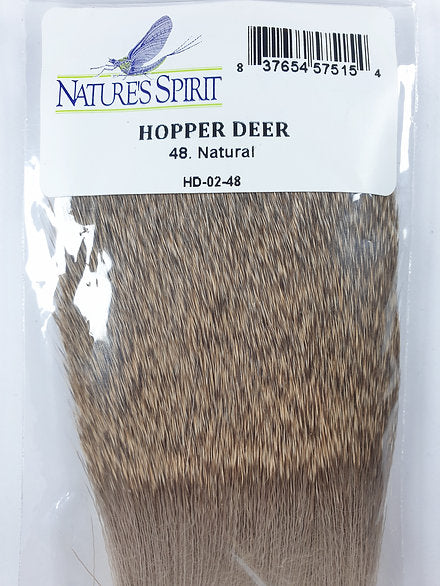 Nature's Spirit Fly Tying Hopper Deer Hair - Natural