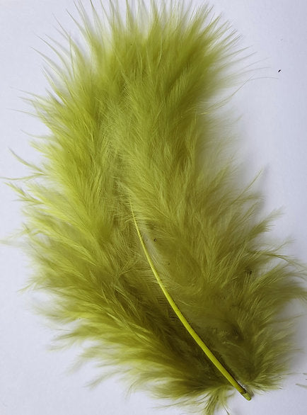 Nature's Spirit Fly Tying Marabou | Premium Bugger Bou - Olive