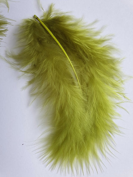 Nature's Spirit Fly Tying Marabou | Premium Bugger Bou - Olive