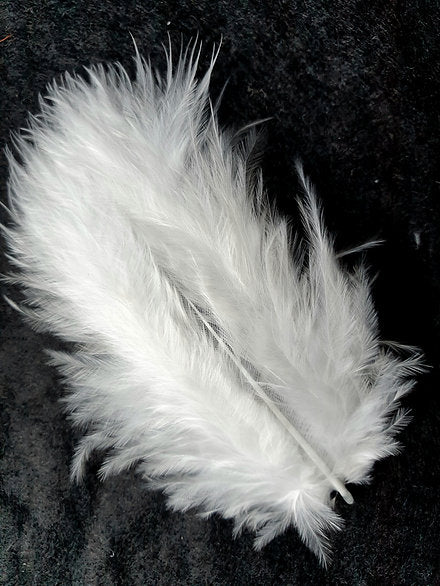 Nature's Spirit Fly Tying Marabou | Premium Bugger Bou - White