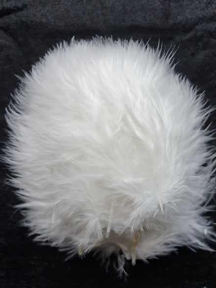 Nature's Spirit Fly Tying Marabou | Premium Bugger Bou - White