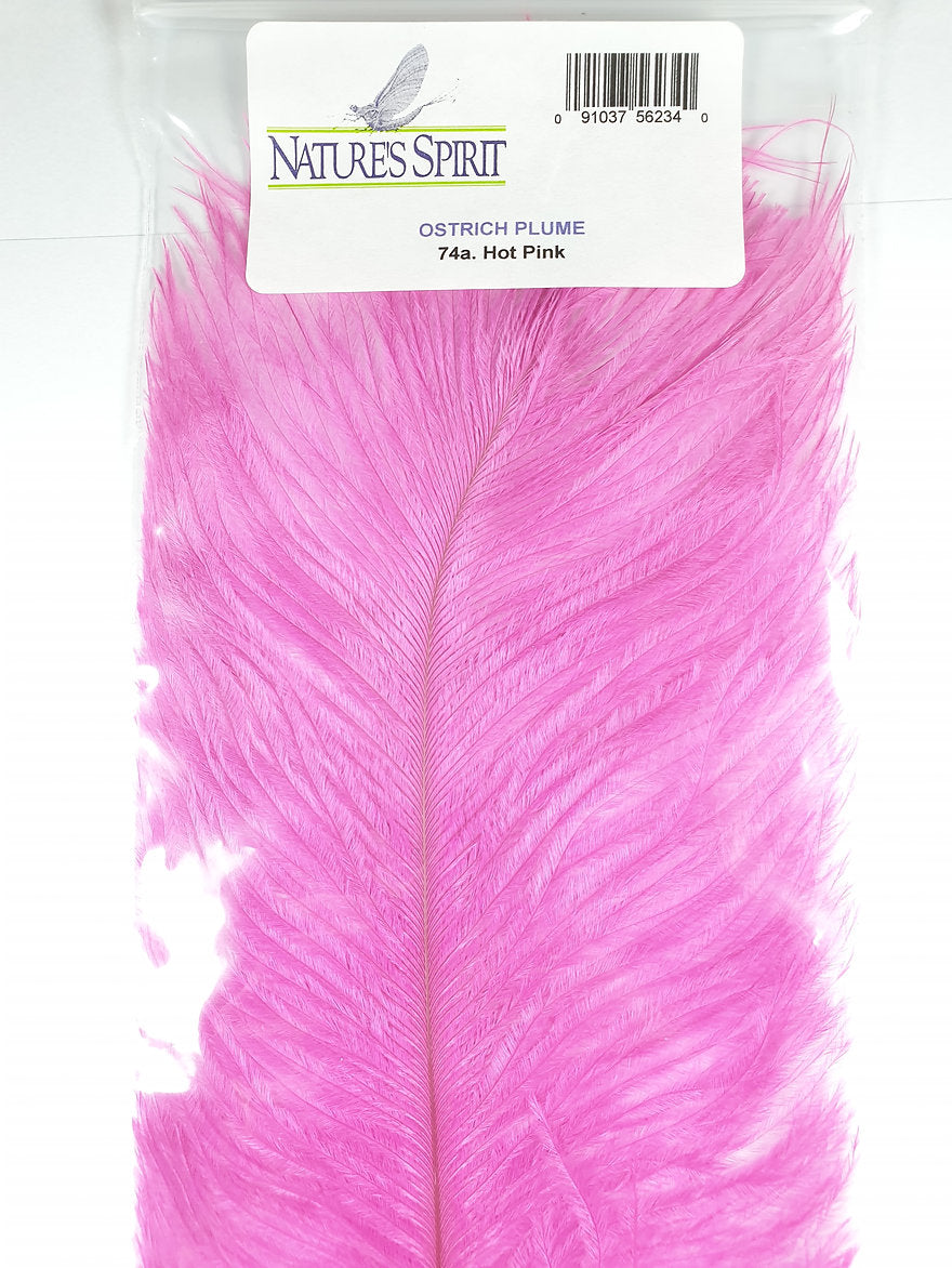 Nature's Spirit Fly Tying | Ostrich Plume - Hot pink