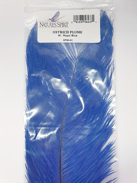 Nature's Spirit Fly Tying | Ostrich Plume - Royal Blue