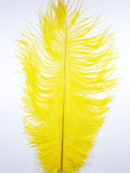 Nature's Spirit Fly Tying | Ostrich Plume - Yellow