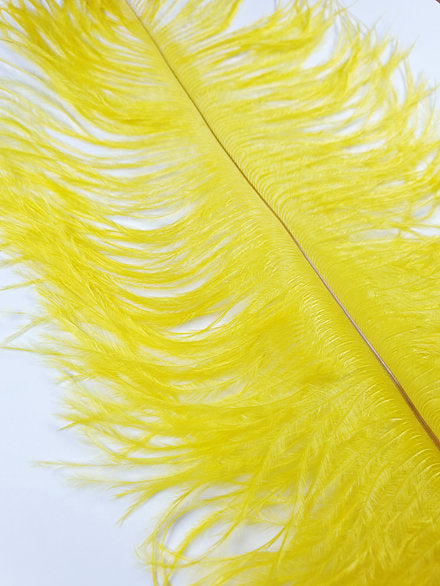 Nature's Spirit Fly Tying | Ostrich Plume - Yellow