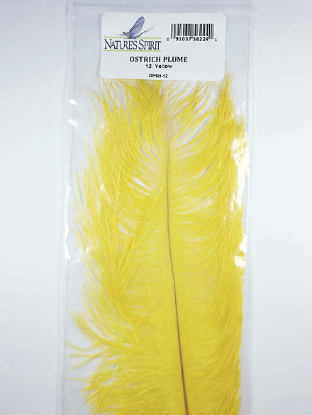 Nature's Spirit Fly Tying | Ostrich Plume - Yellow