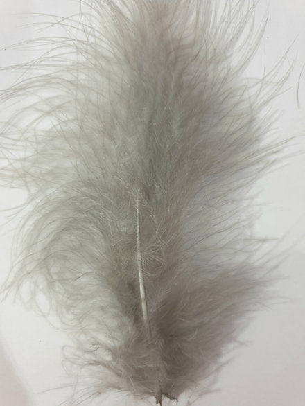 Nature's Spirit Fly Tying Prime Marabou Feathers (long) -Muskrat Grey