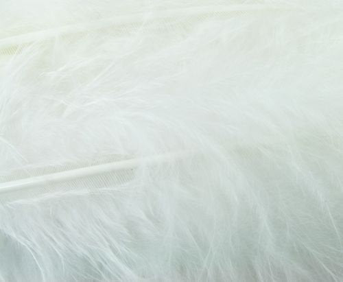 Nature's Spirit Fly Tying Prime Marabou Feathers (long) -White