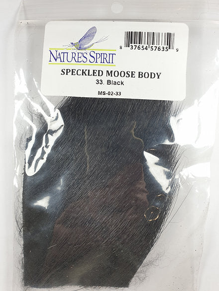 Nature's Spirit Fly Tying | Speckled Moose Body | Black