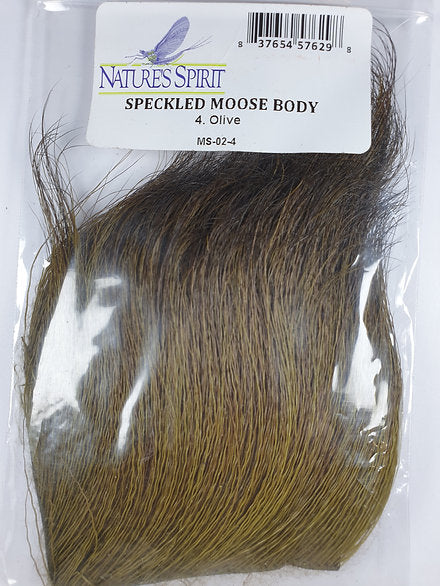 Nature's Spirit Fly Tying | Speckled Moose Body | Olive