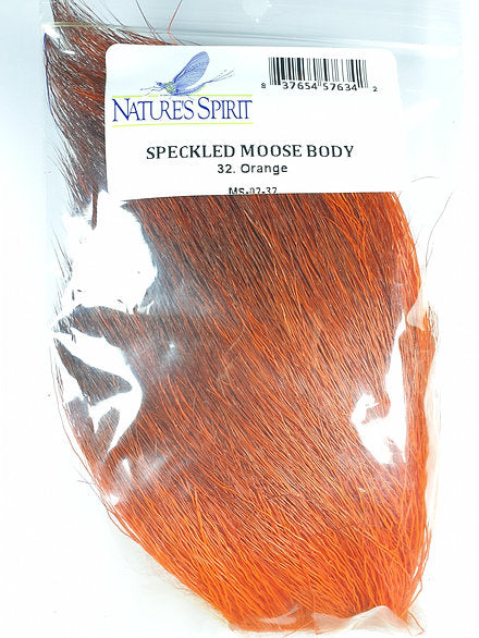 Nature's Spirit Fly Tying | Speckled Moose Body | Orange