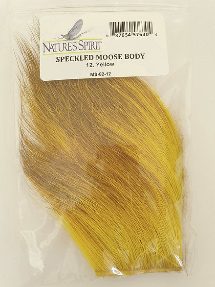 Nature's Spirit Fly Tying | Speckled Moose Body | Yellow