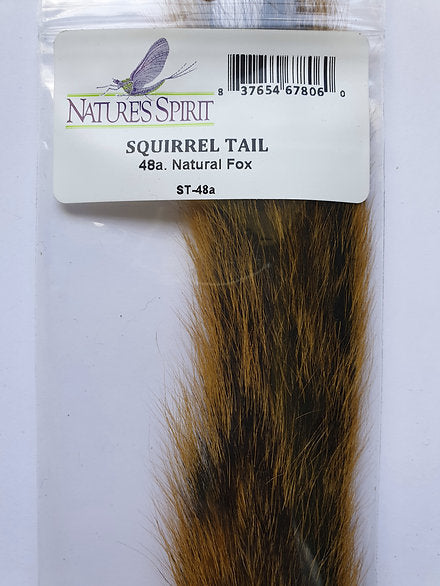 Nature's Spirit Fly Tying Squirrel Tail - Natural Fox