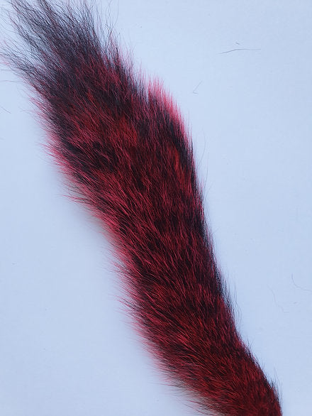 Nature's Spirit Fly Tying Squirrel Tail - Red