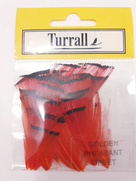 Turrall Fly Tying | Golden Pheasant Tippet - Red