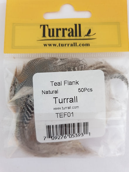 Turrall Fly Tying | Natural Teal Flank