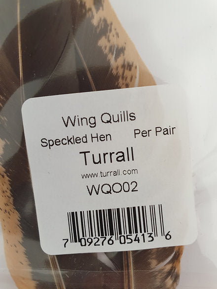 Turrall Fly Tying | Speckled Hen Quills