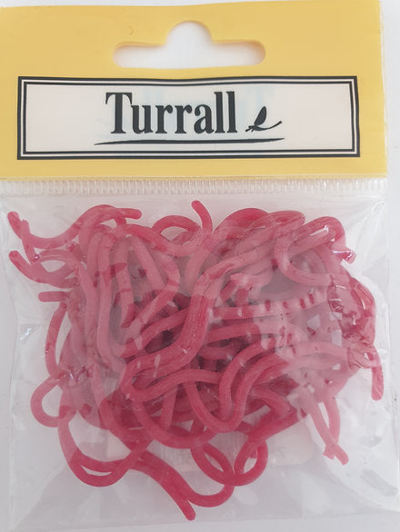 Turrall Fly Tying | Squirmy Worm Body - San Juan Red
