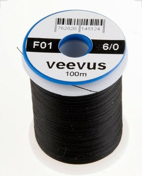 Veevus Black (F01) 6/0 Fly Tying Thread