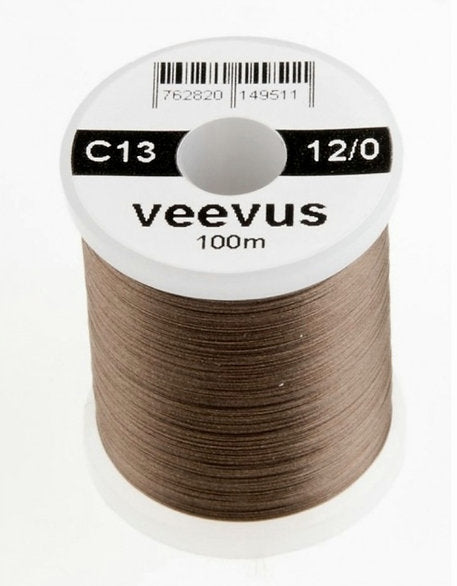 Veevus Dark Dun Brown (C13) 12/0 Fly Tying Thread
