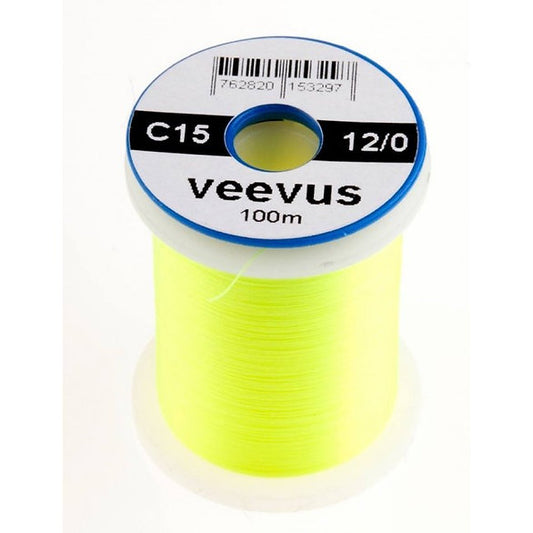 Veevus Fluoro Yellow (C15) 12/0 Fly Tying Thread