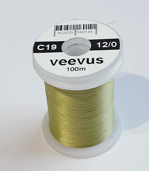 Veevus Light Olive (C19) 12/0 Fly Tying Thread