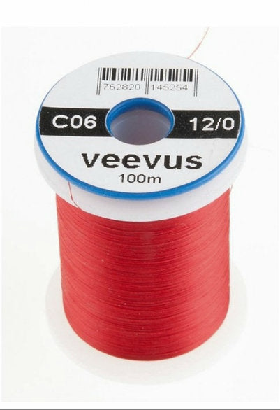 Veevus Red (C06) 12/0 Fly Tying Thread