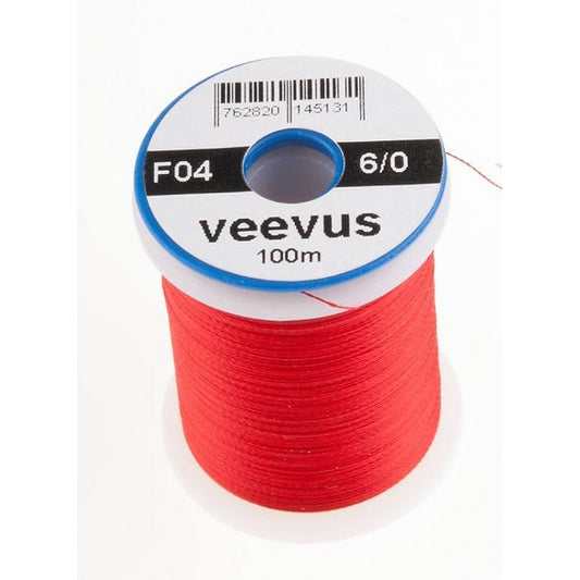 Veevus Red (F04) 6/0 Fly Tying Thread